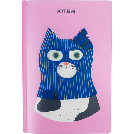 Блокнот KITE А5+ 40арк Gangster cat К22-460-3 пласт.обкл., фото 1