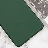 Чохол Silicone Cover Lakshmi Full Camera (AAA) для Google Pixel 8a | Мікрофібра Зелений / Cyprus Green, фото 2