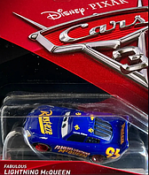 Машинка Блискавка Маквін (синій) з мультфільму Тачки-3 (Mattel Disney) уцінка пошкоджене паковання