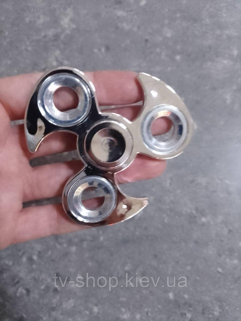 Спінер хромований Сюрикен Star Fidget Metal (срібло)