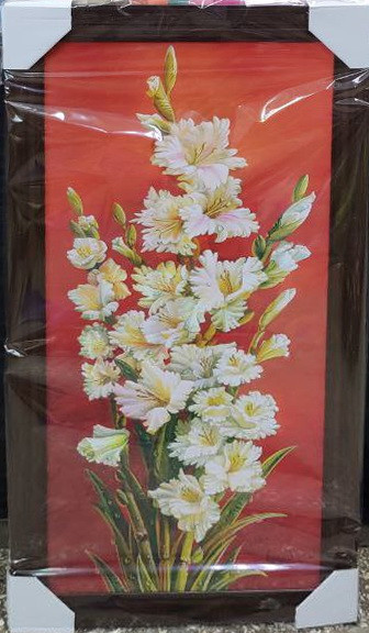 Картина репродукція "Гладіолуси" 70*33см 0619.052