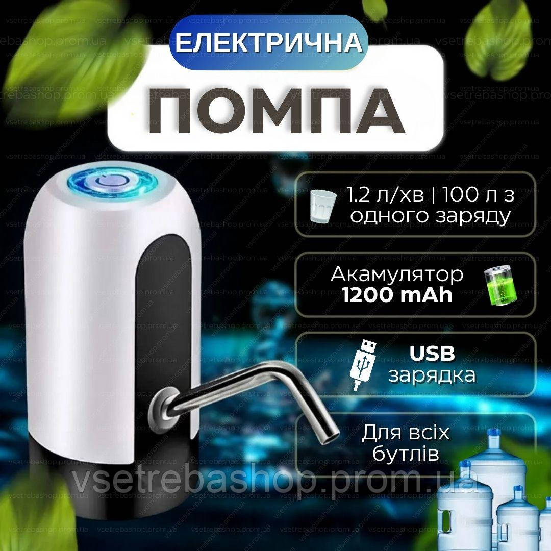 Электрическая помпа для воды насос автоматический на бутыли с usb ...