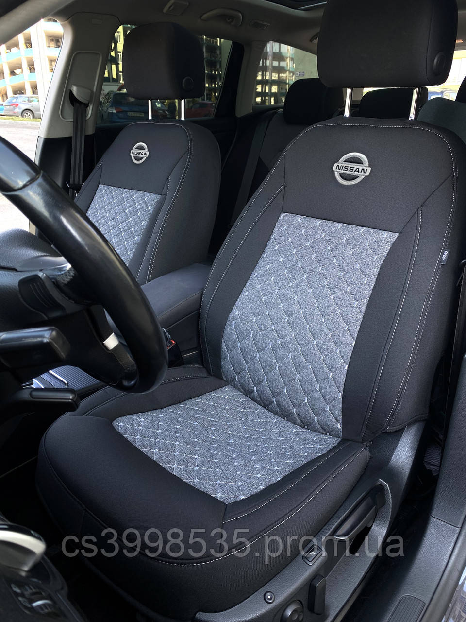 Чехлы для Ниссан Рог Спорт (2017-2023) Авто чехлы на NISSAN Rogue Sport ...