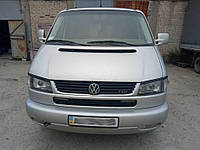 Вії на фари Volkswagen T-4 1998-2003 "Косі фари" Накладки на фари Фольцваген Т4 транспортер