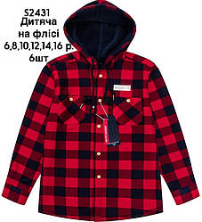 Флісова дитяча сорочка з капюшоном Ovento 6-16 років