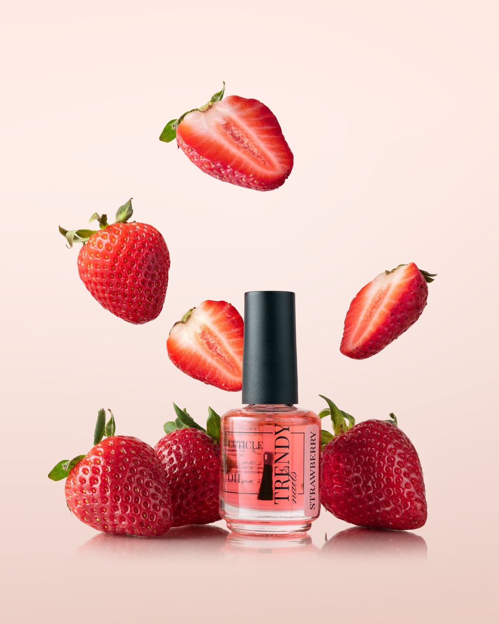 Олія для кутикули Trendy Nails Полуниця, 15 мл