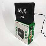 Електронні годинники VST VST-872-6, Настільний електронний годинник з підсвічуванням на батарейках JU-45, фото 3