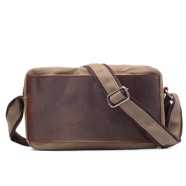 Сумка мужская MCN через плечо зеленая арт.00158