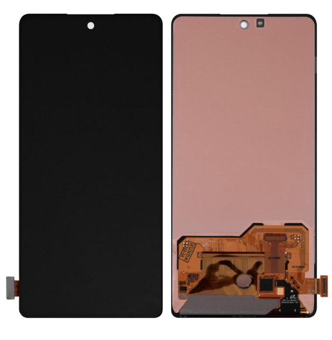 Дисплей (екран) для Samsung G780 Galaxy S20 FE/G781, чорний, Amoled, оригінал PRC переклеєне скло