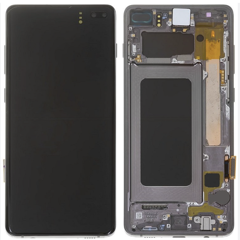 Дисплей (екран) для Samsung G975 Galaxy S10+, чорний, TFT, з передньою панеллю, Prism Black, фото 1