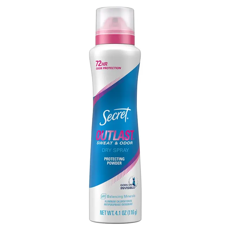 Дезодорант спрей Пудровий Secret Antiperspirant Deodorant Dry Spray Outlast Protecting Powder, фото 1