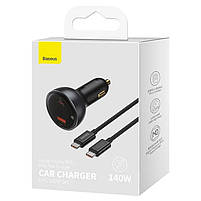 Автомобільний зарядний пристрій BASEUS DIGITAL DISPLAY PD3.1 U+C 140W + TYPE-C + TYPE-C 240W, фото 11