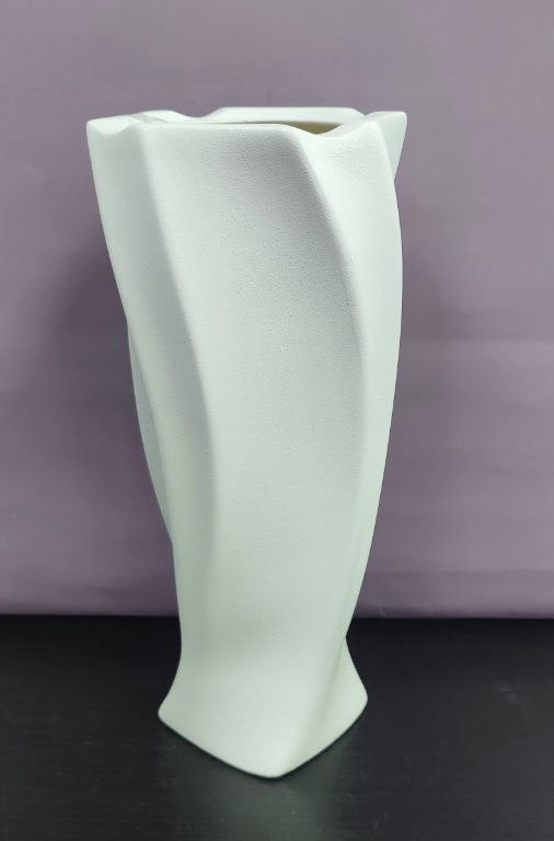 Ваза керамічна 31*14*14см (біла) 0408.053, фото 1