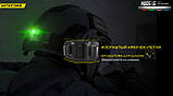 Мінісигнальний універсальний ліхтар Nitecore NU06 LE (4 Color LED, 250 mAh, USB-C, IP66, 75 годин, 3 кріплення), фото 5
