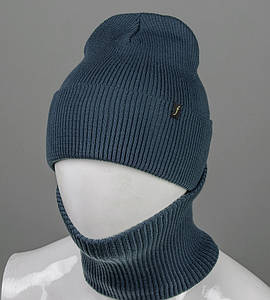 Подвійна Резинка з відворотом + Баф (С2218), Графіт