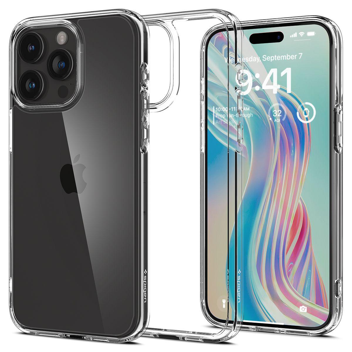 Чохол Spigen Ultra Hybrid до iPhone 15 Pro Max Crystal Clear (ACS06565)