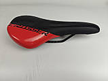 Сиденье велосипедное Crosser глагол червоне. Сідло для велосипеда. Велосипедне сідло, фото 3