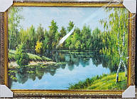 Картина репродукція "Літній ліс" 50*70см 2921-198