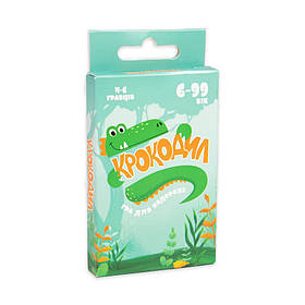 Настільна гра "Крокодил" Strateg 30786 українською мовою 35 карток, Toyman