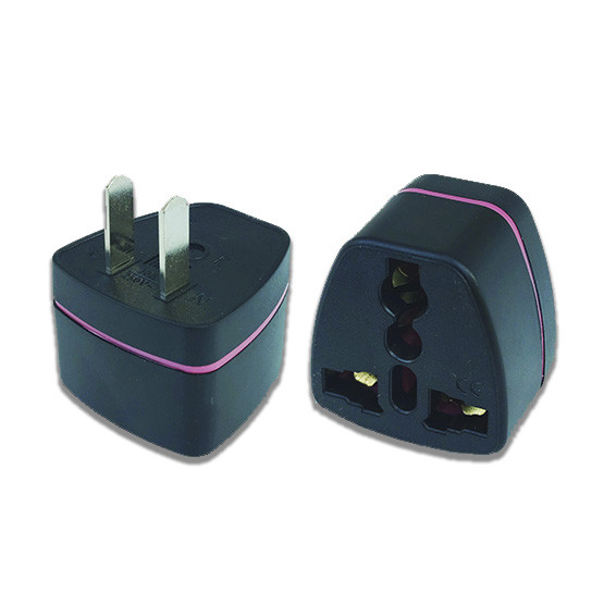 Перехідник під Американську розетку HK-06 чорний універсальний