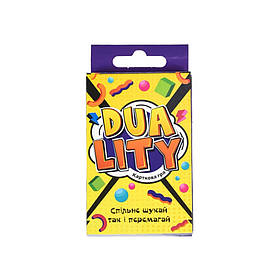Настільна карткова гра "Duality" Strateg 30392 українською мовою 35 карток, Toyman