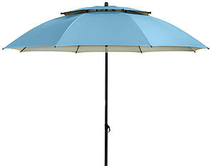 Пляжна парасолька синя Windprofi 200 Doppler, фото 1
