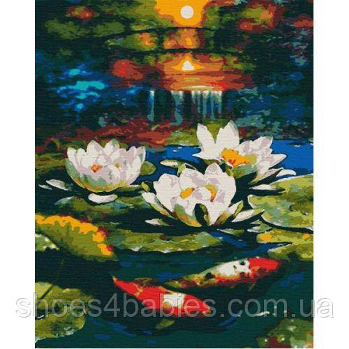 Картина за номерами "Закот сонця" 40х50 см