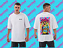 Футболка Snoop Dogg YOU OVERSIZE 95% бавовна 5% еластан (190г) White, фото 4