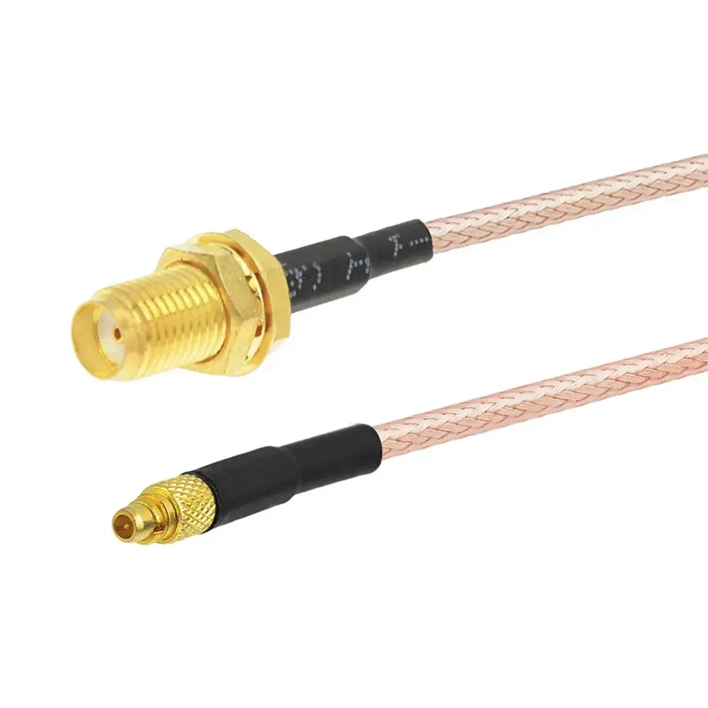 Пігтейл перехідник MMCX в SMA RG178 кабель 10 см, фото 1