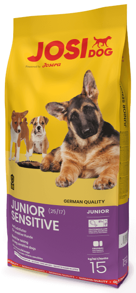 JosiDog Junior Sensitive 15кг безглютеновий корм для молодих собак