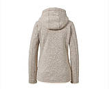 Розкішна жіноча в'язана флісова кофта з хутром Тедді від tcm tchibo (Чібо), Німеччина, L-XL, фото 3