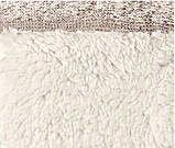 Розкішна жіноча в'язана флісова кофта з хутром Тедді від tcm tchibo (Чібо), Німеччина, L-XL, фото 4