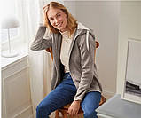 Розкішна жіноча в'язана флісова кофта з хутром Тедді від tcm tchibo (Чібо), Німеччина, L-XL, фото 6