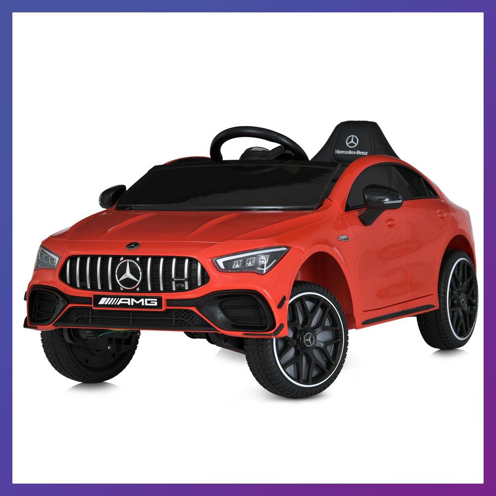 Дитячий електромобіль на акумуляторі Mercedes AMG GLA 45s з пультом радіокерування для дітей 3-8 років Червоний