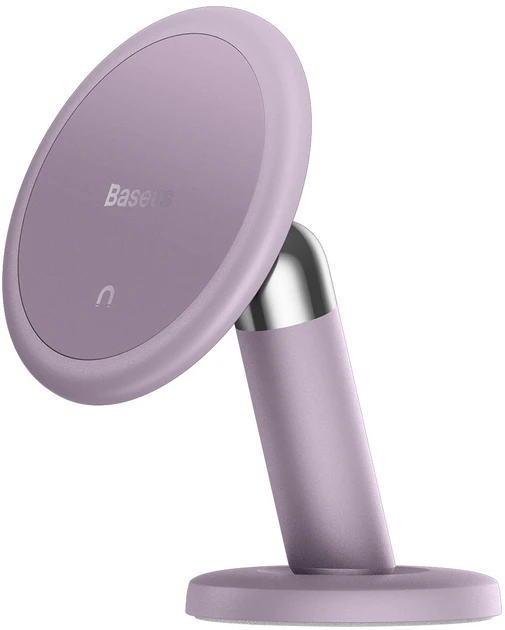Магнітний автотримач для телефона Baseus Magnetic Stick-on Purple (SUCC000005), фото 1