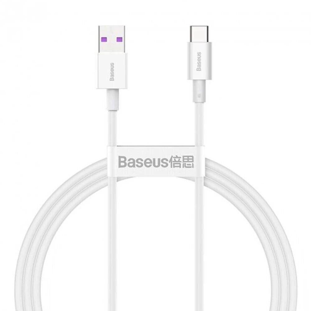 Кабель зарядный Baseus USB A - USB Type C Superior 66W 2 м White (CATYS-A02)