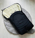Зимовий теплий конверт-чохол на овчині в коляску чохол в люльку конверт на санки, фото 3