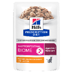 Вологий корм для котів Hill’s PRESCRIPTION DIET Gastrointestinal Biome при розладах травлення з куркою 85 г