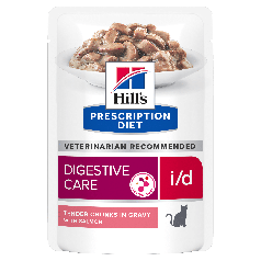 Вологий корм для котів Hill`s PRESCRIPTION DIET I/D догляд за травленням з лососем 85 г