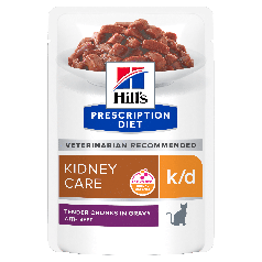 Вологий корм для котів Hill`s PRESCRIPTION DIET K/D для підтримка функції нирок з яловичиною 85 г