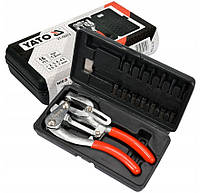 Дырокол по Металлу Для Отверстий Ø 2, 3, 4, 4.5, 5.5, 6, 7 мм Набор 16 шт YATO YT-18973