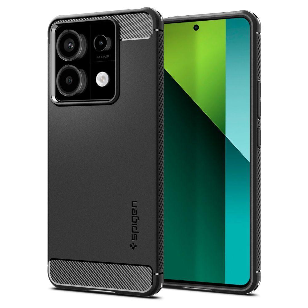 Чохол Spigen Rugged Armor до Xiaomi Redmi Note 13 Pro 5G / Poco X6 5G Matte Black (ACS07254), фото 1