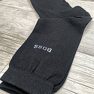 Шкарпетки чоловічі демісезонні гладкі бавовна Житомир Elite, розмір 25, чорні, 012257, фото 3