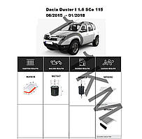 Комплект фільтрів Dacia Duster I 1.6 SCe 115 (2015-2018) WIX