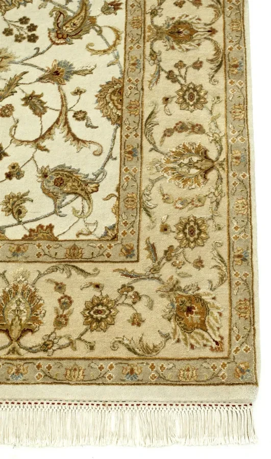 Килим ручної роботи  Jaipur QNQ-44 Medium Ivory Light Tan золотистий круглий Ø 307 см