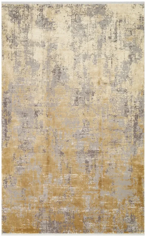 Килим  Fresco FS 30 Grey Gold золотистий прямокутний 200*290 см