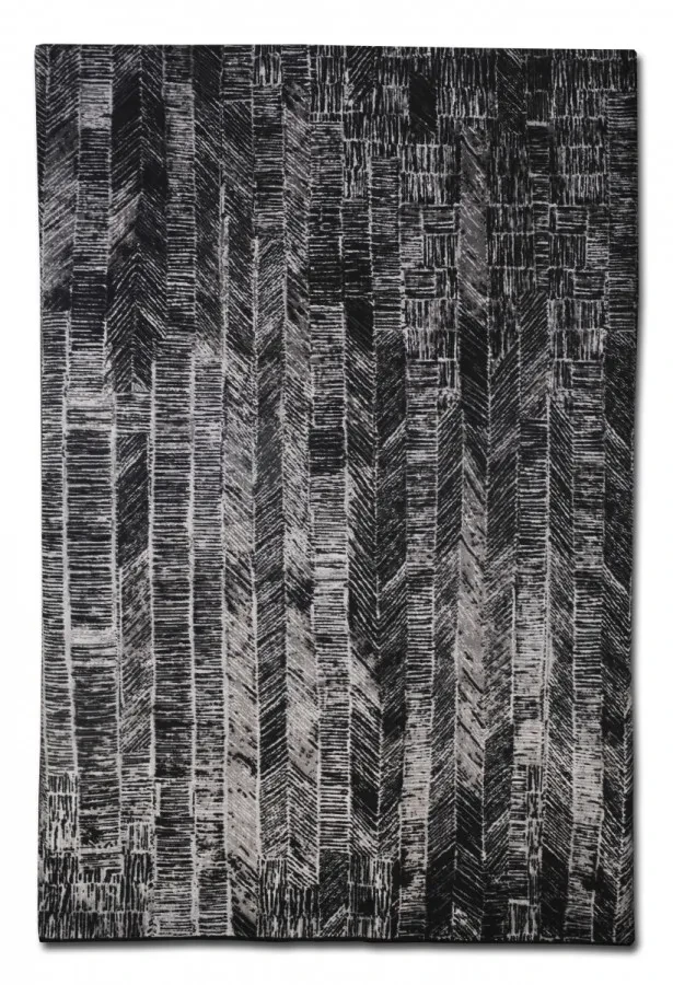 Килим Heritage Design - 4 чорно-білий прямокутний 160*230 см