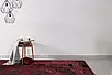 Килим  Anatolia ANT 01 Antrasit Burgundy бордовий прямокутний 80*150 см, фото 3
