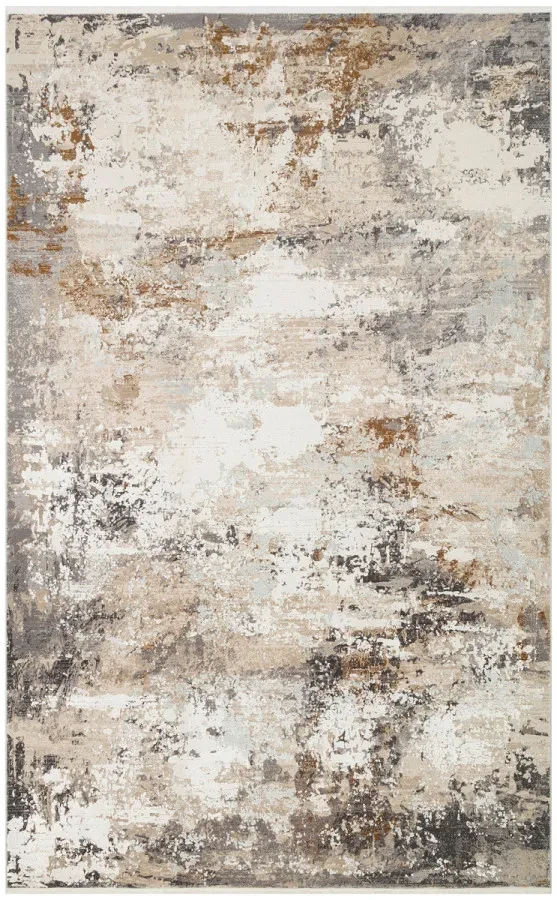 Килим  Palmira PLM 07 Cream Gold кремово-сірий прямокутний 160*230 см