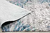 Килим  Porto PT 01 Grey Aqua бірюзовий прямокутний 80*150 см, фото 3